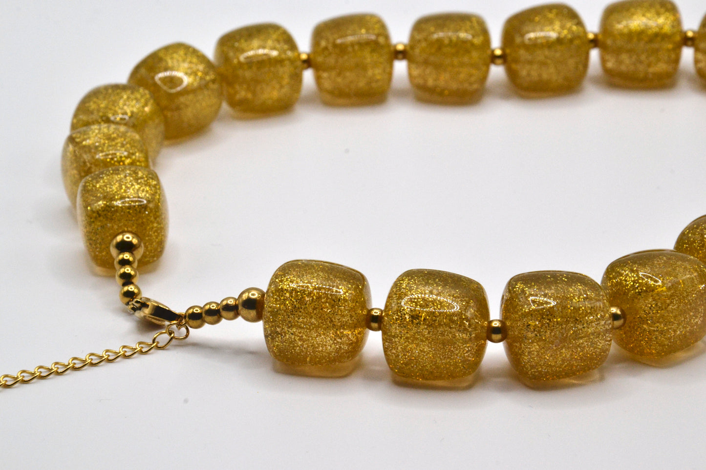 Colette paillette Doré - Collier