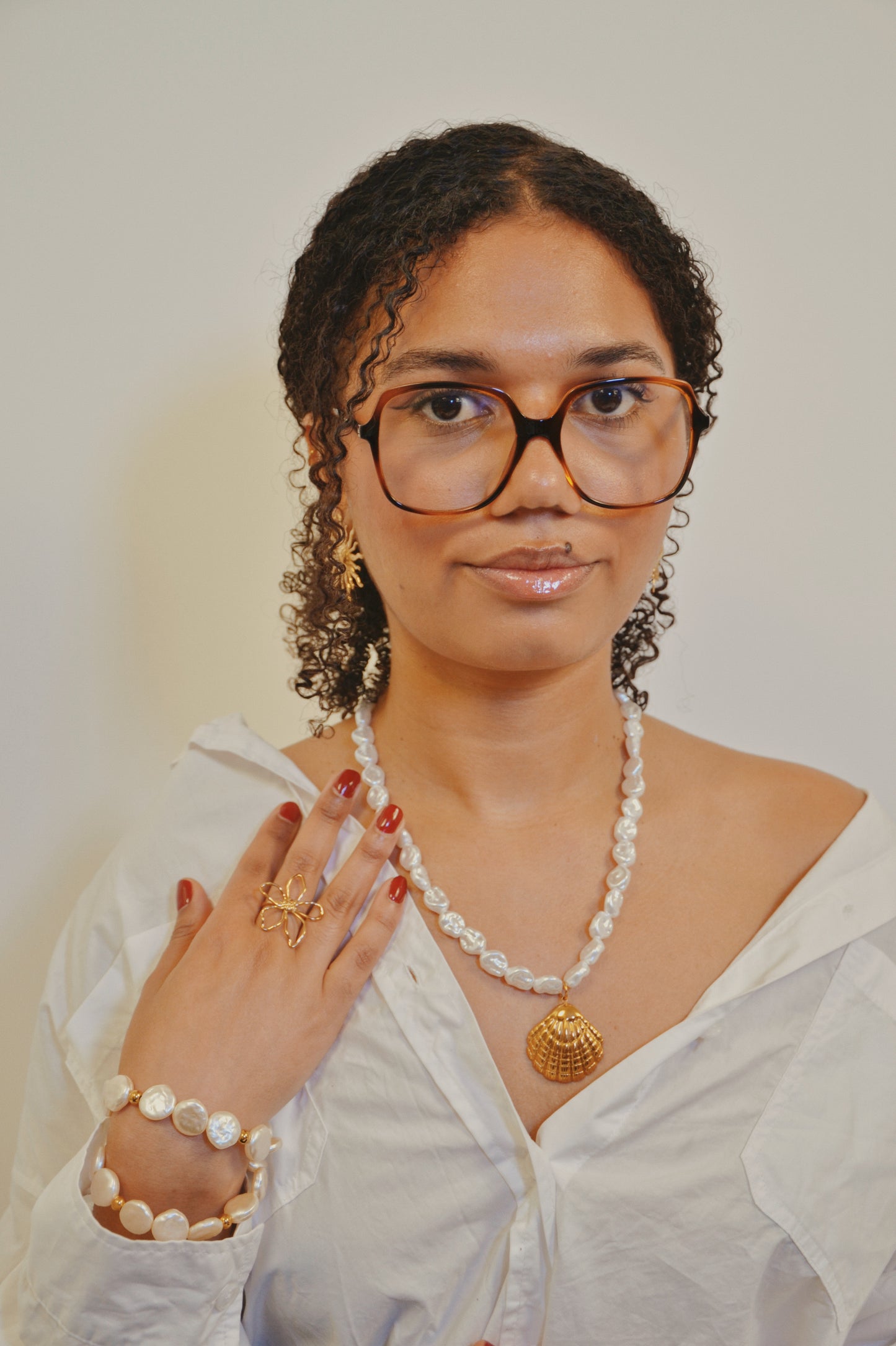 NACRE | Collier perlé