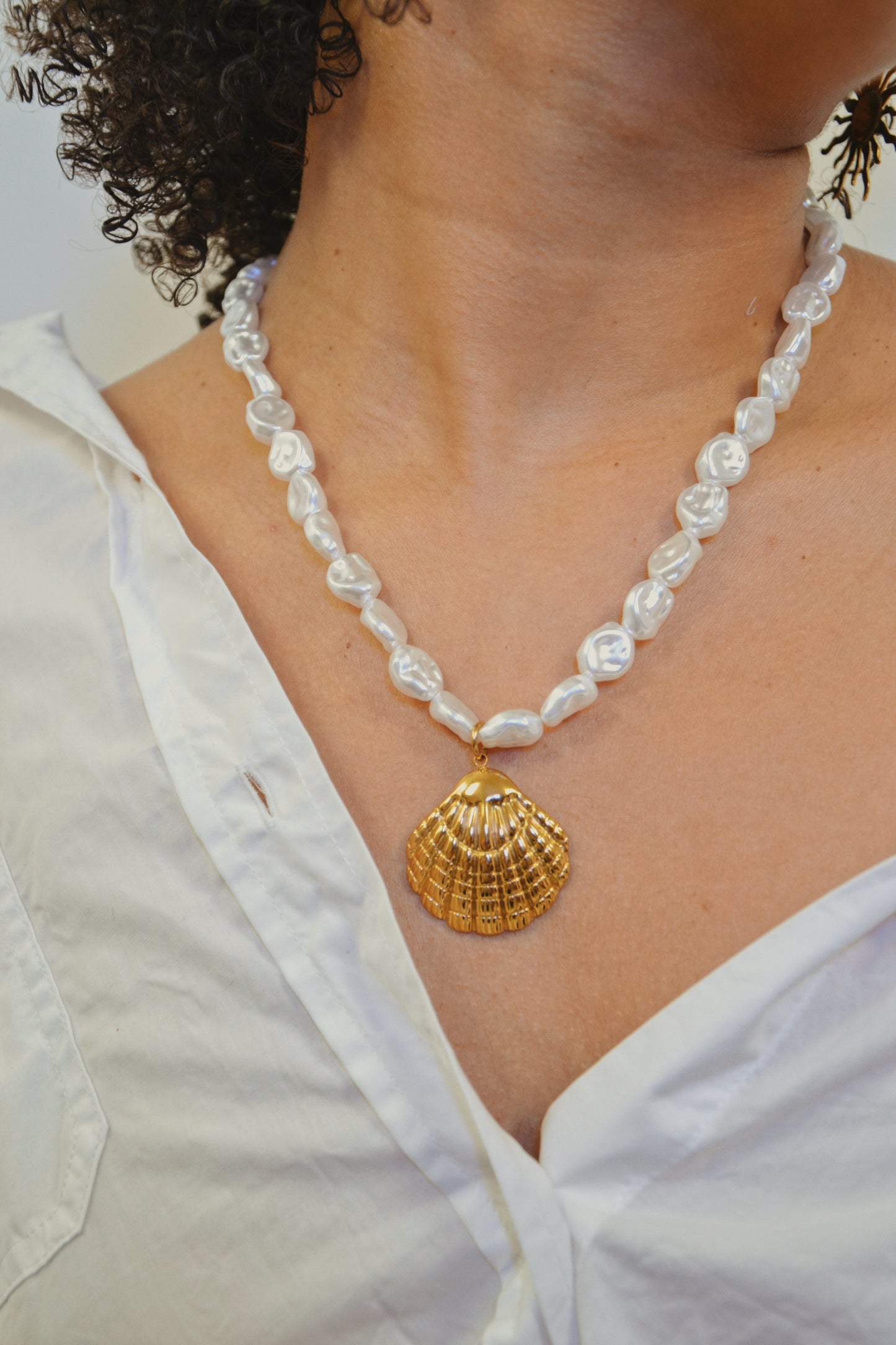 NACRE | Collier perlé
