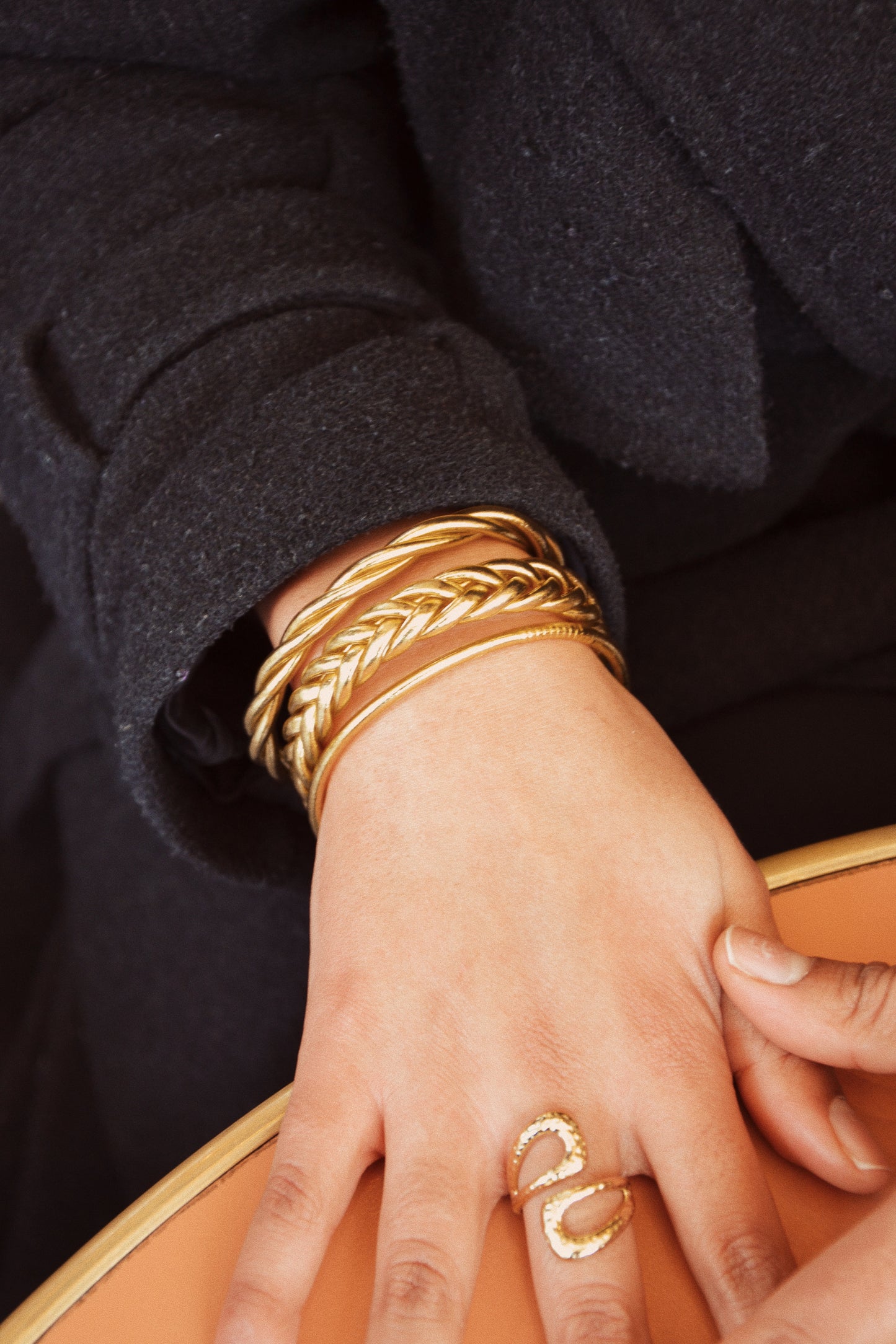 LOT DE 3 JONCS : FIN - TORSADÉ - TRESSÉ