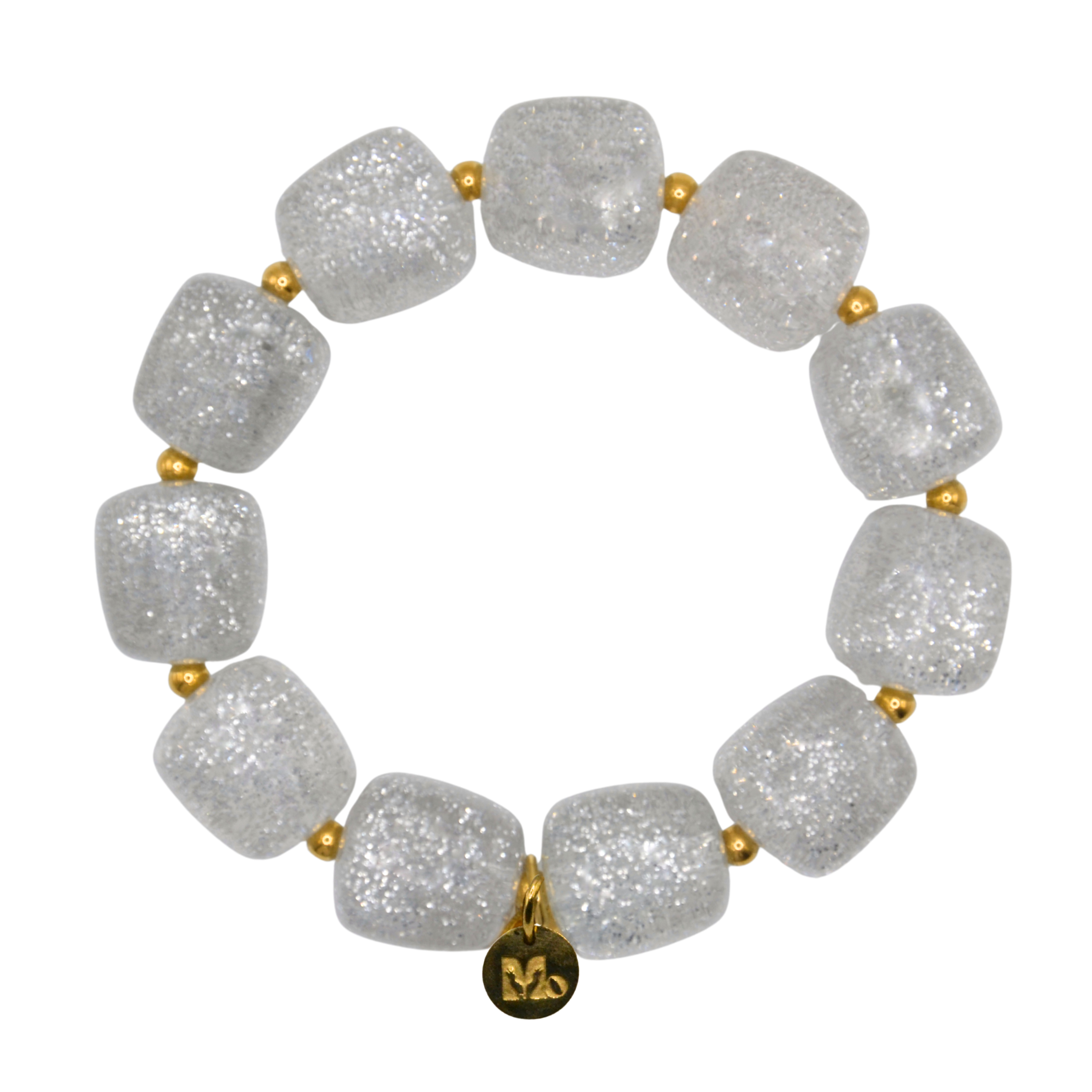 Colette paillette Argenté - Bracelet