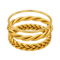 LOT DE 3 JONCS : FIN - TORSADÉ - TRESSÉ