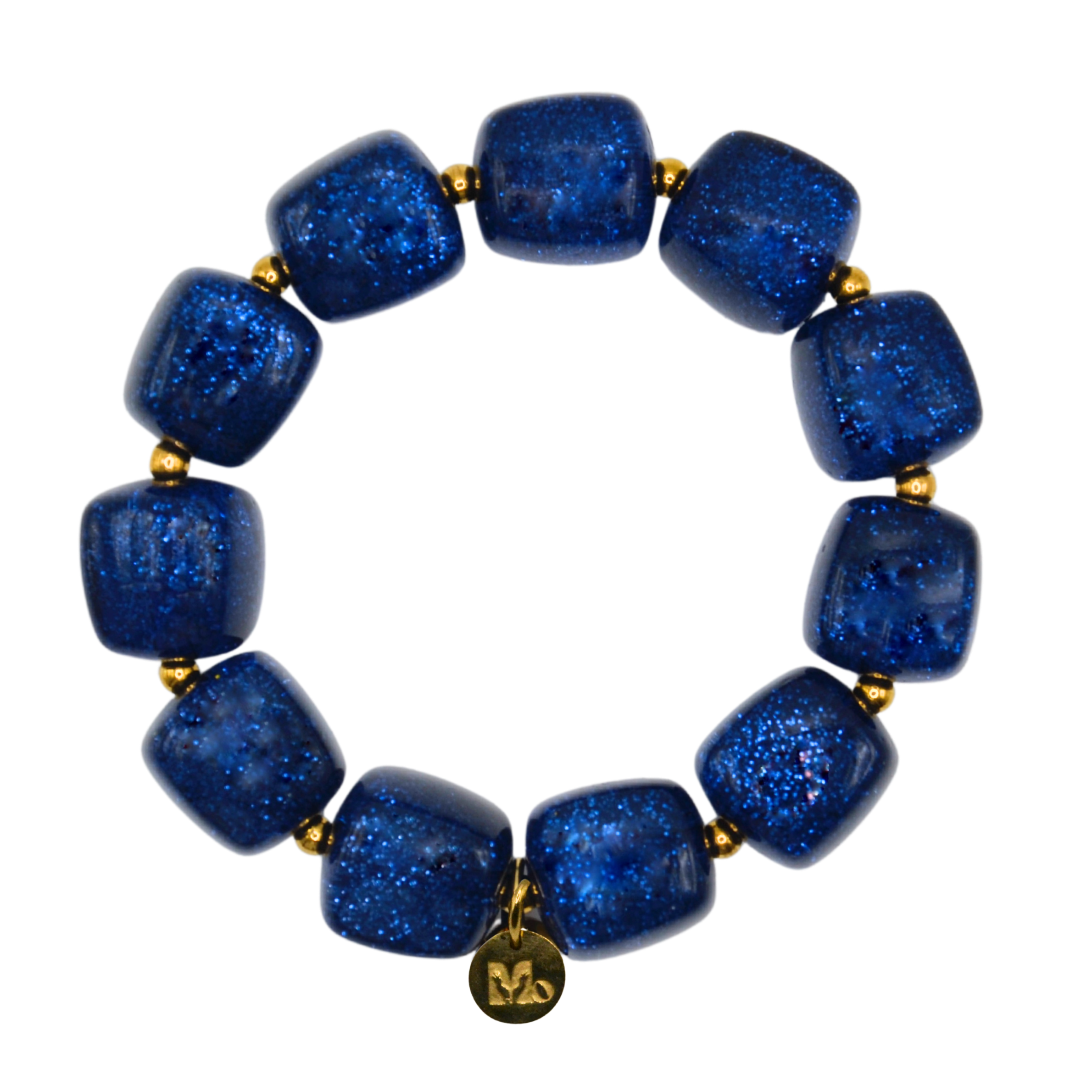 Colette paillette Bleu - Bracelet