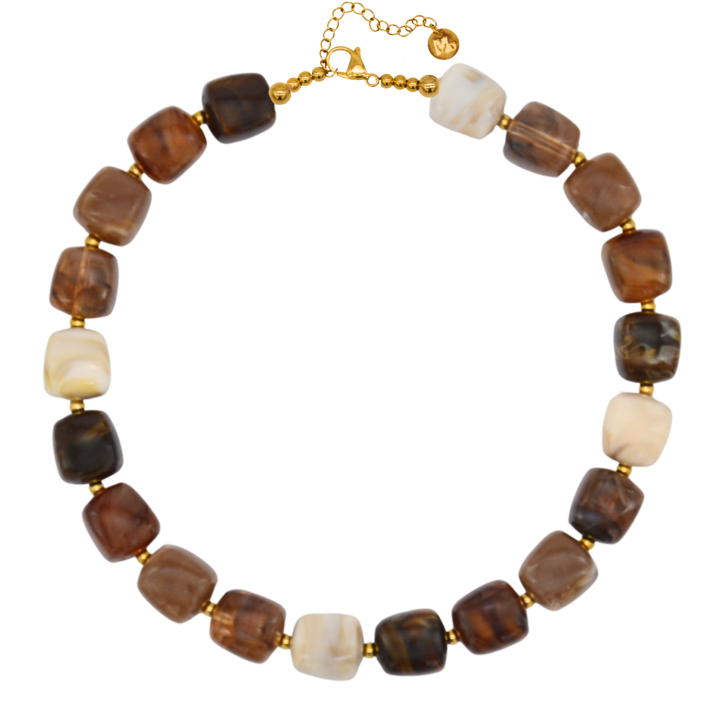Colette mix Marron - Collier