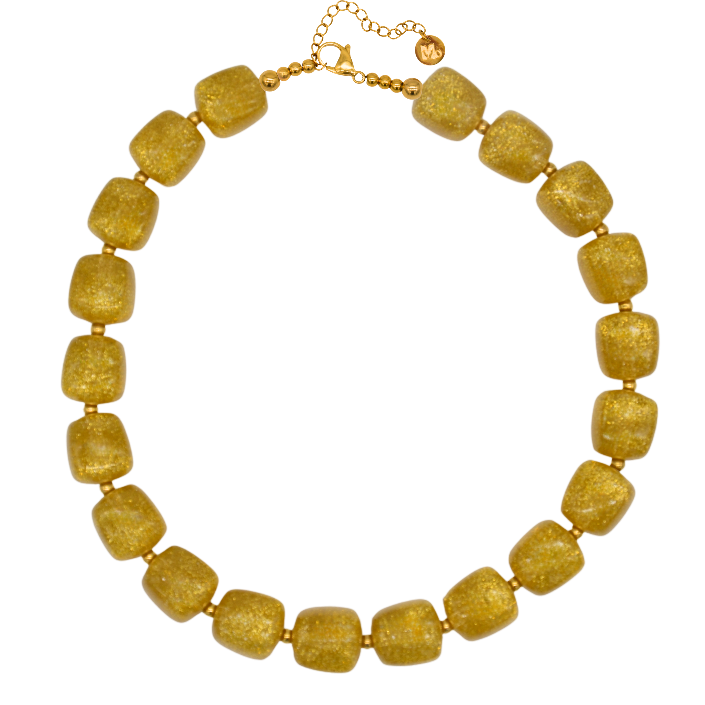 Colette paillette Doré - Collier