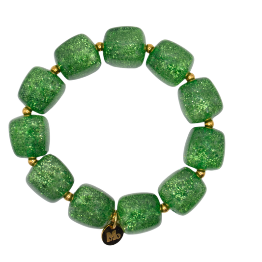 Colette paillette vert - Bracelet