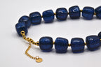 Colette paillette Bleu - Collier
