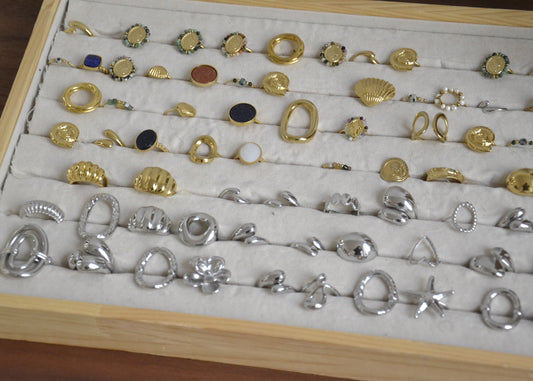 Bagues 15€ et 12€ (doré)