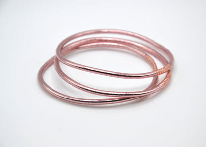 Jonc Bouddhiste fin - Rose Gold