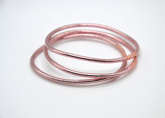 Jonc Bouddhiste fin - Rose Gold