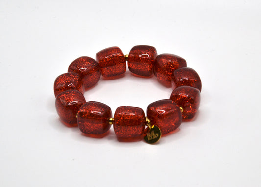 Colette paillette rouge - Bracelet