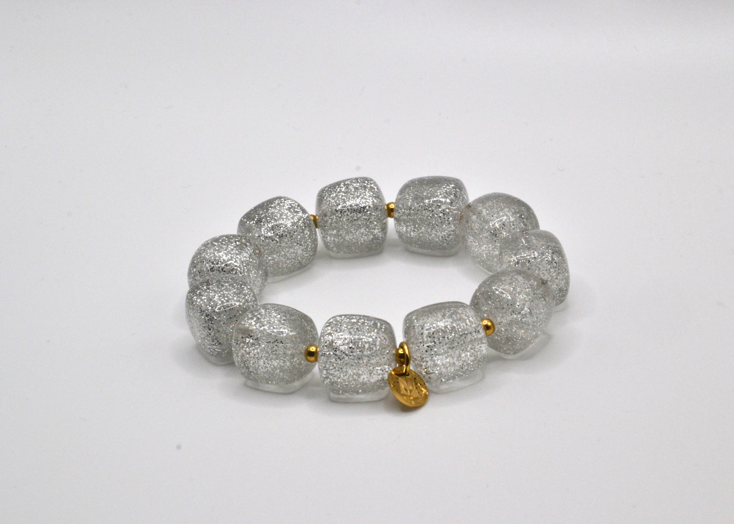 Colette paillette Argenté - Bracelet