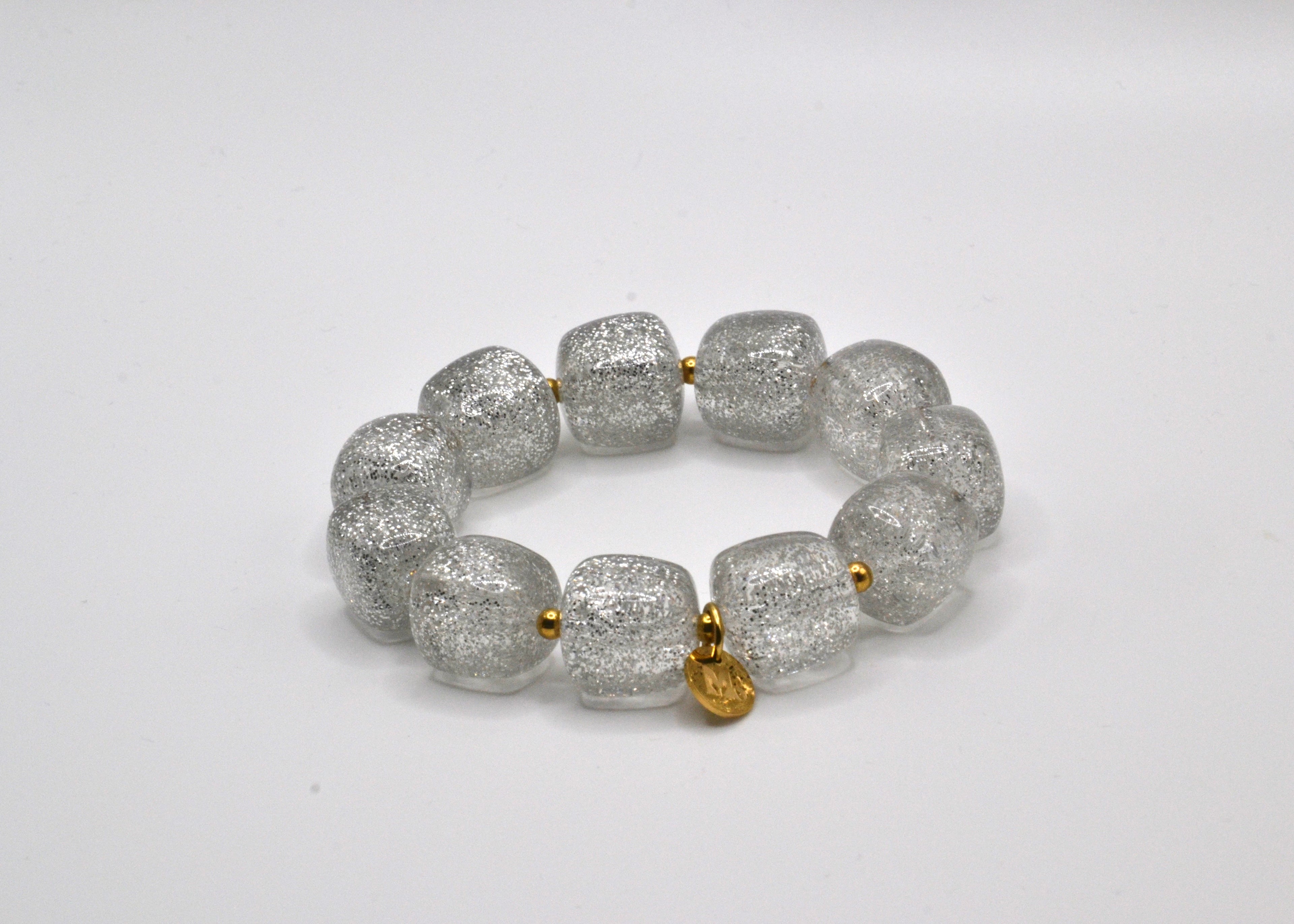 Colette paillette Argenté - Bracelet