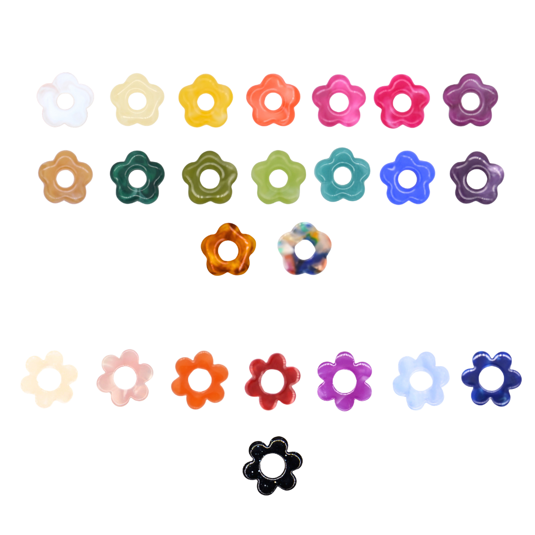 Les Marguerites - Boucles Fleurs Interchangeables (1,5cm)