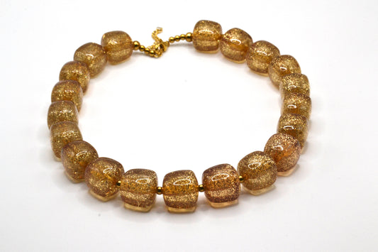 Colette paillette Champagne - Collier