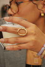 ÉCORCE | Bague Ovale