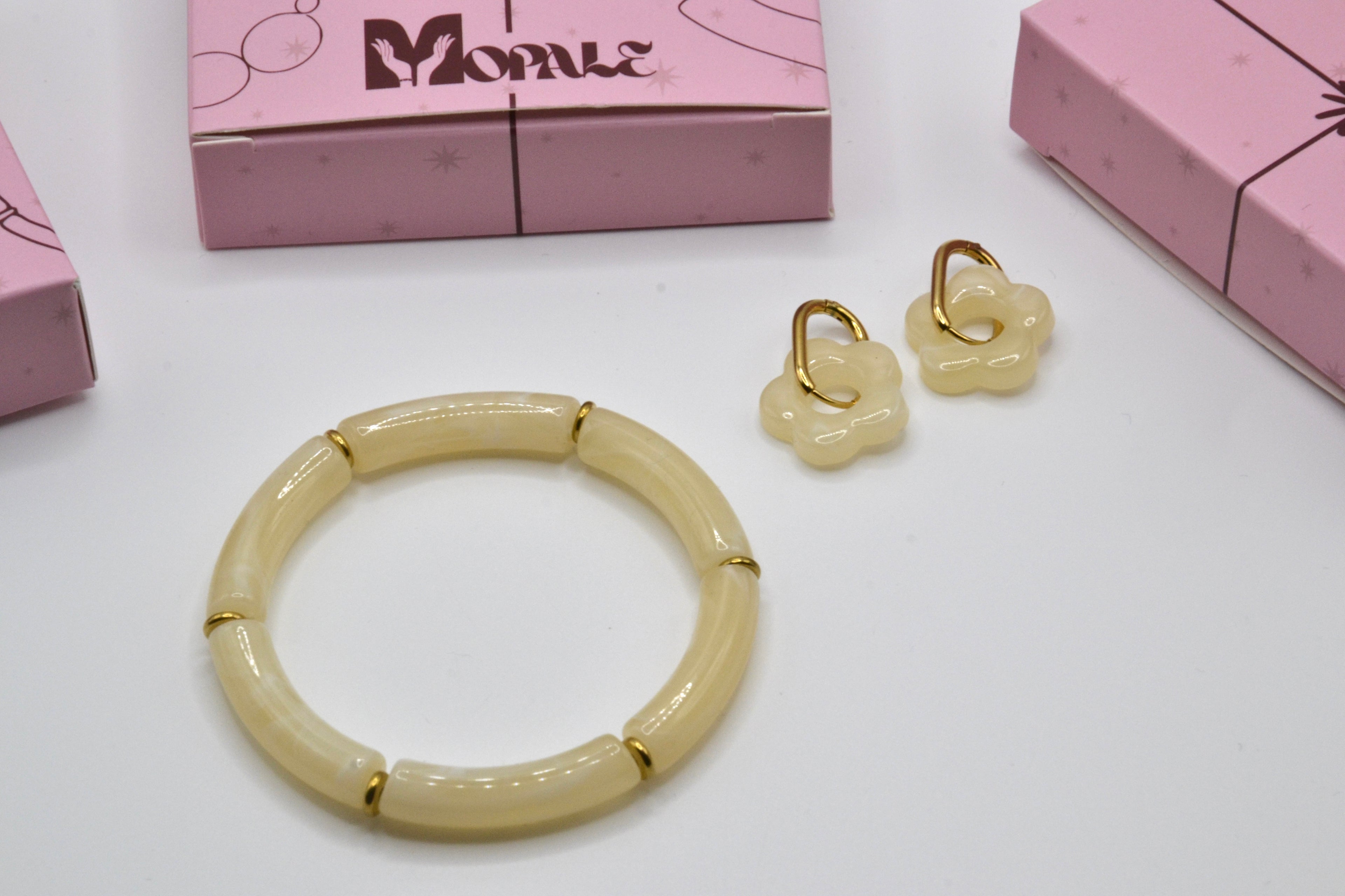 Coffret Cadeau - Bracelet & Boucles d'Oreilles