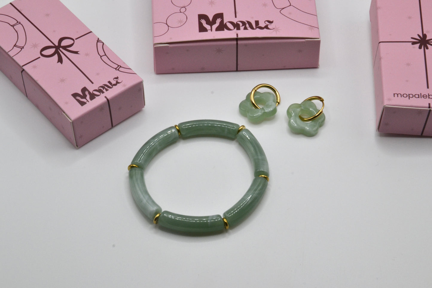 Coffret Cadeau - Bracelet & Boucles d'Oreilles